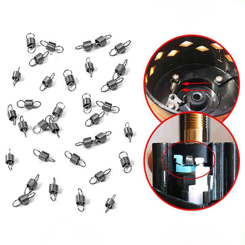 Reel Repair Kit - Novo Kit com 10 Peças: Mola