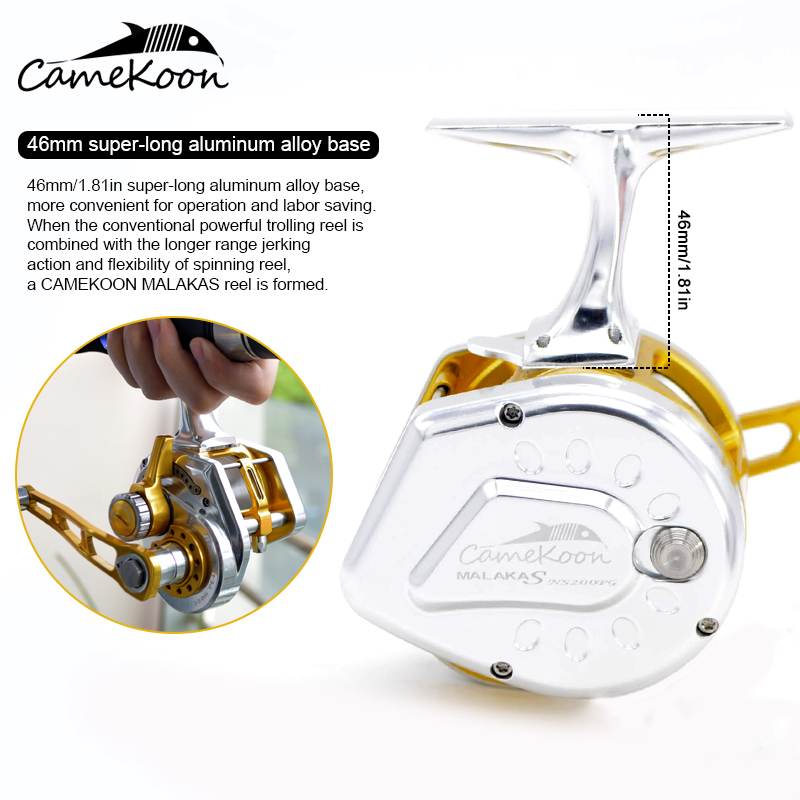 Camekoon underhead corrico tam - Trolling Reel avaliação e preço